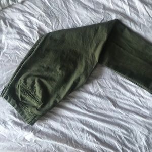 J Crew olive chinos, size 32x34
